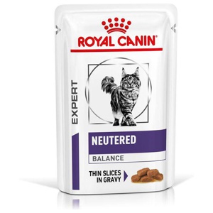 Royal Canin Veterinary Diets Cat Neutered Balance Gravy, 12 x 85 g produktbilde