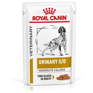 Royal Canin Veterinary Diets Dog Urinary S/O Moderate Calorie, 12x100 g produktbilde