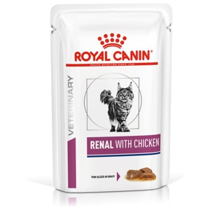 Royal Canin Veterinary Feline Renal Chicken i sås - 24 x 85 g produkt bild