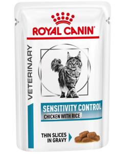 Royal Canin Veterinary Feline Sensitivity Control Chicken & Rice i sås - 24 x 85 g produkt bild