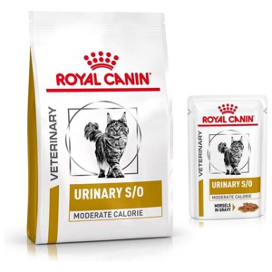 Royal Canin Veterinary Feline Urinary S/O Moderate Calorie in Soße Produktbild