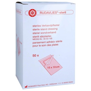 RUDAVLIES-steril Verbandpflaster 10x15 cm Produktbild