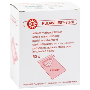 RUDAVLIES-steril Verbandpflaster 5x7 cm Produktbild