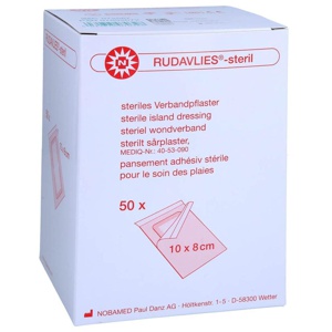 RUDAVLIES-steril Verbandpflaster 8x10 cm Produktbild