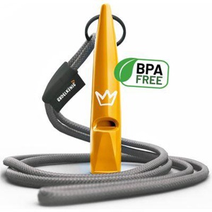 Rudelkönig Hundepfeife – Trainingshilfe für jeden Rückruf orange Produktbild