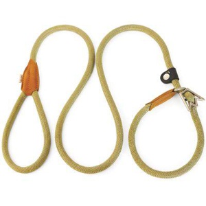 Rudelkönig Retrieverleine mit Zugstopp, Moxonleine Hundeleine mit Halsband Produktbild