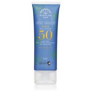 Rudolph Care Kids Sun Lotion SPF 50 (travelsize), 75 ml produktbilde