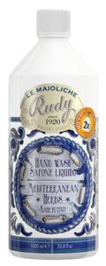 Rudy Midterraenan Herbs Le Maioliche Hand Wash Refill 1000 ml produkt bild