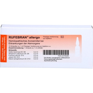Rufebran allergo Ampullen, 10 St Ampullen Produktbild