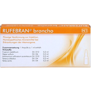 Rufebran broncho Ampullen, 10 St Ampullen Produktbild