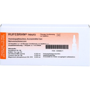 Rufebran neuro Ampullen, 10 St Ampullen Produktbild