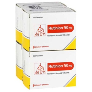 Rutinion 50mg 4X250 St Tabletten Produktbild