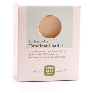 SÆBEVÆRKSTEDET Håndlavet barbersæbe 100 g produktbillede