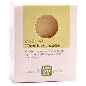 SÆBEVÆRKSTEDET Håndlavet sæbe Citrongræs 100 g produktbillede