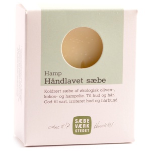 SÆBEVÆRKSTEDET Håndlavet sæbe Hamp 100 g produktbillede