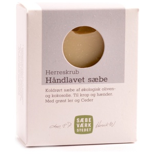 SÆBEVÆRKSTEDET Håndlavet sæbe Herreskrub 100 g produktbillede