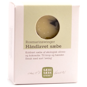 SÆBEVÆRKSTEDET Håndlavet sæbe Rosmarinswinger 100 g produktbillede