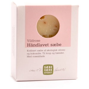 SÆBEVÆRKSTEDET Håndlavet sæbe Vildrose 100 g produktbillede