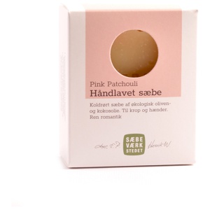 SÆBEVÆRKSTEDET Håndlavet Ssæbe Pink Patchouli 100 g produktbillede