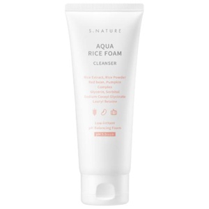 S.NATURE Aqua Rice Foam Cleanser 160 ml produkt bild