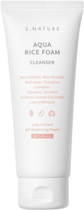 S.NATURE Aqua Rice Foam Cleanser 160 ml produktbilde