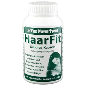 Süssgras Haarfit veget. Kapseln, 200 St Kapseln Produktbild