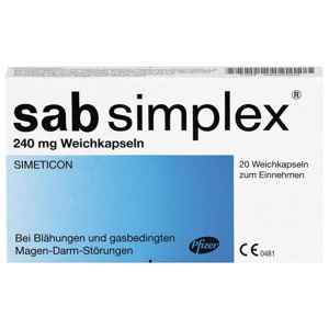 SAB simplex 240 mg Weichkapseln Produktbild