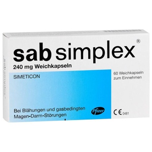 SAB simplex 240 mg Weichkapseln Produktbild