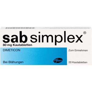 SAB-simplex-Kautabletten Produktbild