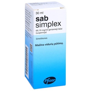 SAB simplex Suspension zum Einnehmen – Schnelle Linderung bei Blähungen und Völlegefühl Produktbild