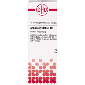 SABAL SERRULATUM D 2 Dilution Produktbild