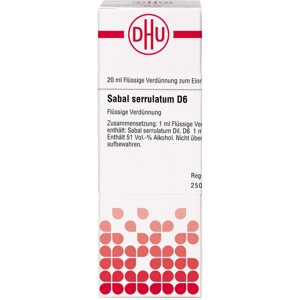 SABAL SERRULATUM D 6 Dilution Produktbild