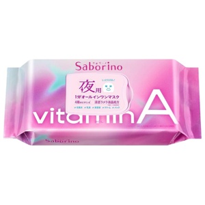 Saborino Sheet Mask Vitamin A 30 sheets 298 ml produkt bild