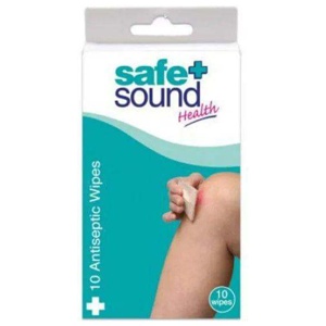 Safe & Sound Antiseptic Wipes Pack of 10 product image