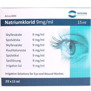 Safecare Øjenskyllevæske 28 x 15 ml - 1 sæt produktbillede