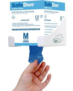 Safedon Safedon Nitrilhansker u/pudder, Large, 250 stk produktbilde