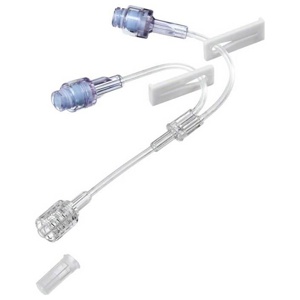 Safeflow Y-Verläng.leitung mit 2 Safeflow-Ventilen, 1 St Infusionsset Produktbild