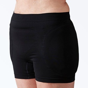 Safehip AirX Discreet hoftebeskytter dame sort S 1 stk produktbilde