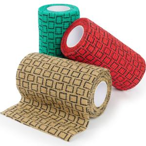 SafeVet linda 10 cm x 4.5 m, mix of 3 colors, 10-pack produkt bild