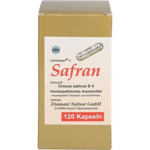 Safran Kapseln 120 Stück - Homöopathisches Arzneimittel Produktbild