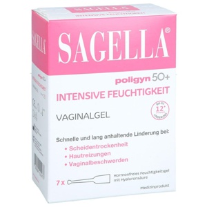 SAGELLA poligyn 50+ VAGINAL GEL INTENSIVE FEUCHTIGKEIT 7 St Gel Produktbild