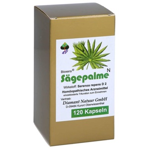 Sägepalme Bioxera Kapseln, 120 St Kapseln Produktbild