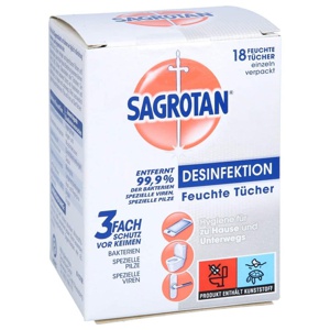 SAGROTAN Desinfektionstücher Produktbild