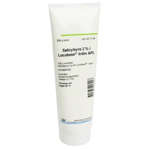 Salicylsyra i Locobase kräm APL produkt bild