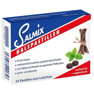 SALMIX Halspastillen zuckerfrei Produktbild