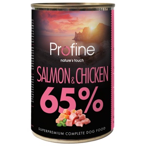 65% Salmon & Chicken Våtfoder 400g produkt bild