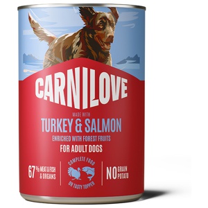 Salmon & Turkey Paté Våtfoder till Hund - 6 x 400 g produkt bild