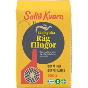 Rågflingor 650 g produkt bild