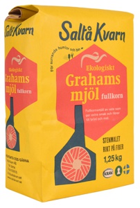 Saltå kvarn Saltå kvarn Grahamsmel Økologisk   1250 g produktbillede