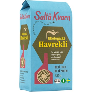 Saltå kvarn Saltå kvarn Havreklid Økologisk   425 g produktbillede